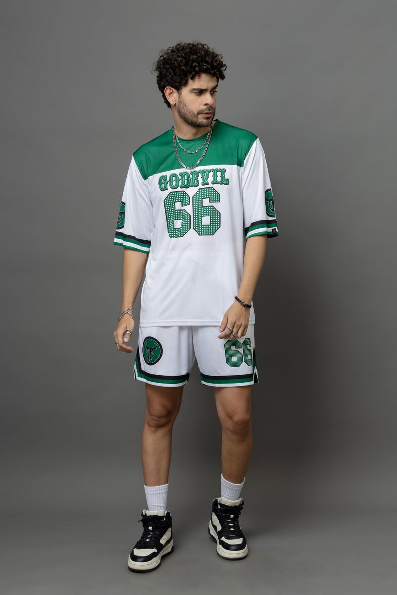 Go Devil 66 Printed Oversized Co-Ord Set For Men - Image 1
